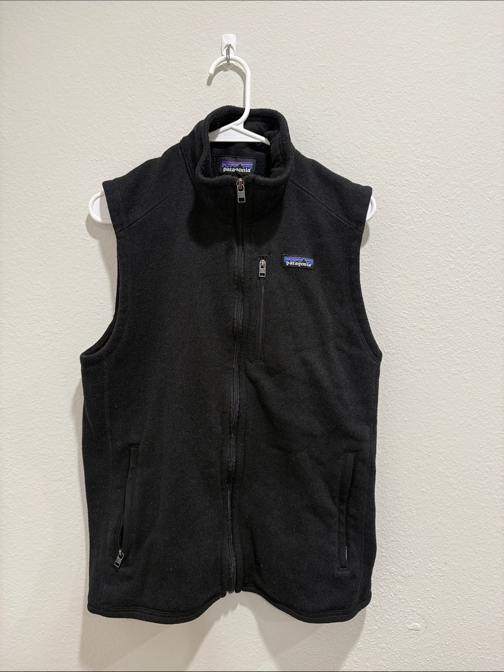 Patagonia Black Sleeveless Fleece Vest